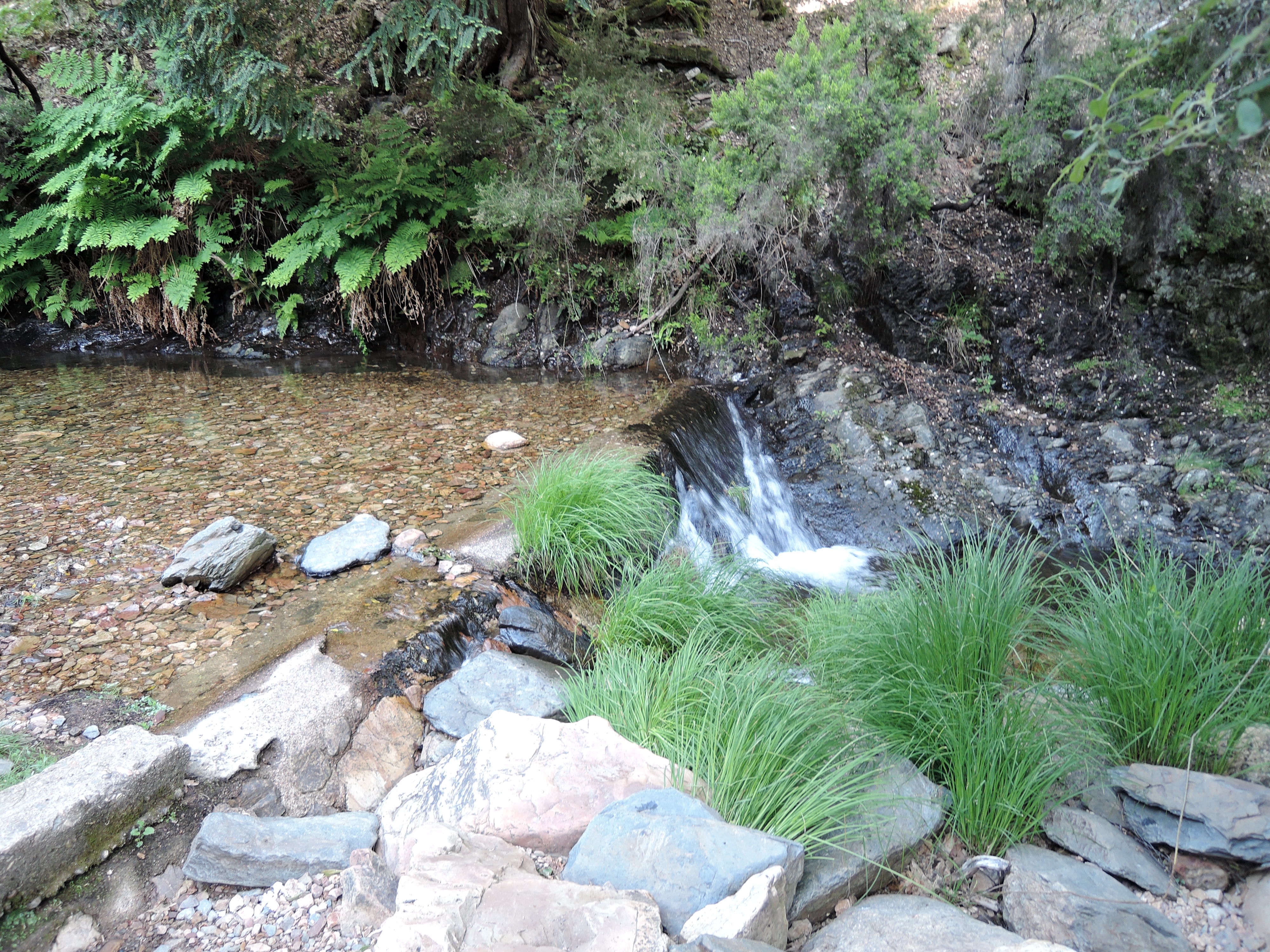 Cascada de El Chorro en Los Navalucillos, vertiente norte de Cabañeros